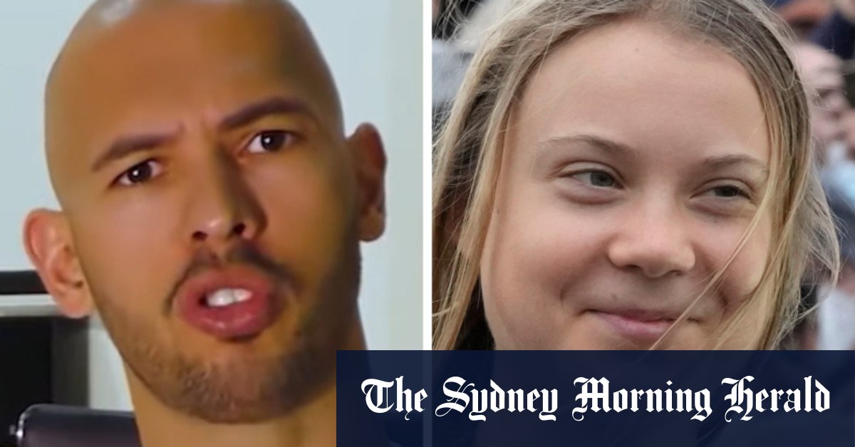 安德鲁·泰特 (Andrew Tate) 在社交媒体上与格蕾塔·桑伯格 (Greta Thunberg) 发生口角后，被卷入人口贩卖案