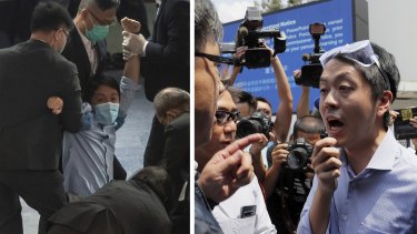 Exiled Hong Kong lawmaker Ted Hui. 