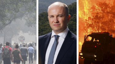 Liberal minister Matt Kean says we need to "look at the causes of these bushfires so we can avoid this bushfire season repeating itself in the future. That includes addressing climate change."