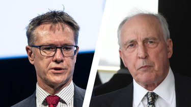 Former prime minister Paul Keating says the RBA has become a self-appointed deity, too worried about central bank orthodoxy and not enough about the plight of the nation's unemployed. It follows an address this week by RBA deputy governor Guy Debelle (left).