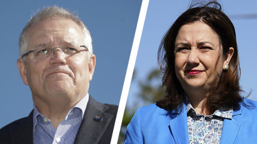 The Morrison government said it would not allow state border bans to create an "obstacle” to allowing flights to and from New Zealand in a new warning to Queensland Premier Annastacia Palaszczuk.