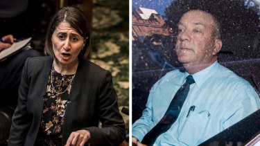 Gladys Berejiklian as Treasurer met with Wagga Wagga MP Daryl Maguire to discuss the Cobb Highway after his purchase of a property in Ivanhoe.