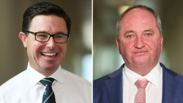 Barnaby Joyce has been replaced as leader of the National Party by David Littleproud.