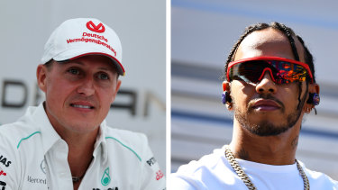 Lewis Hamilton is within reach of a record only Michael Schumacher has managed in Formula One.