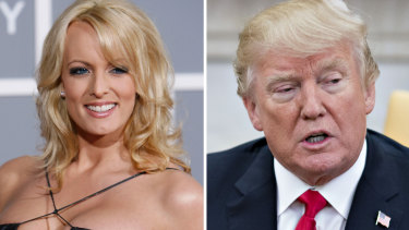 Stormy Daniels was paid $US130,000 by one of Trump's lawyers to stop talking about an alleged affair.
