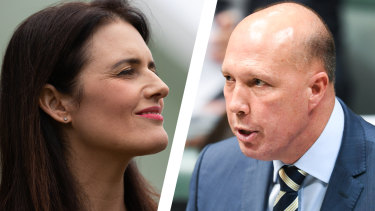 Ali France and Peter Dutton are facing off in the seat of Dickson.