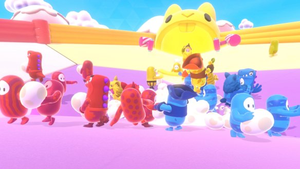 Egg Scramble is the most enjoyable team game, whether you're stealing eggs or defending your own nest from poachers.