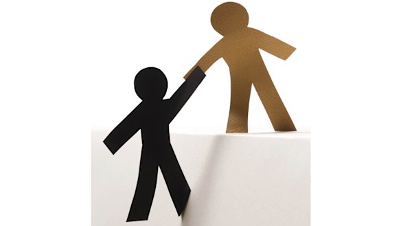 When I slipped during a bushwalk on a school camp, it was a teacher who was there to catch me.