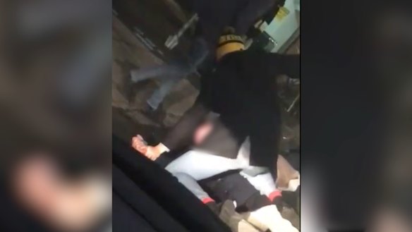 One of the men was punched at least 16 times. 