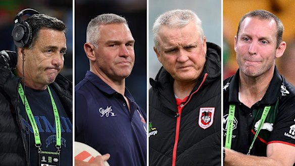 Shane Flanagan, Jason Ryles, Anthony Griffin and Ben Hornby.