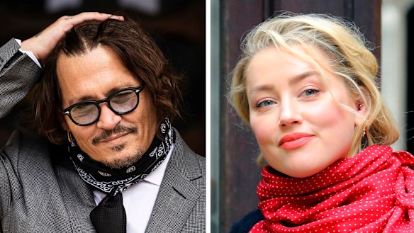 Johnny Depp accused Amber Heard of hitting him with a 'haymaker' punch during an altercation near the end of their volatile marriage. 