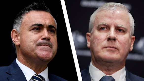 A source close to Barilaro confirmed the Deputy Premier had sent the message to McCormack.