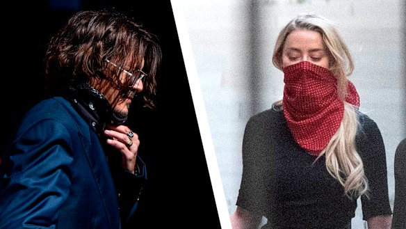 Johnny Depp had denied Amber Heard's accusations of violence.