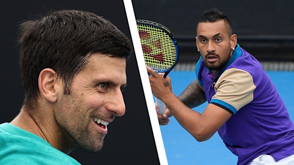 Novak Djokovic says he doesn’t have much respect for Nick Kyrgios off the court.
