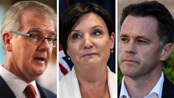 Michael Daley, Jodi McKay and Chris Minns.