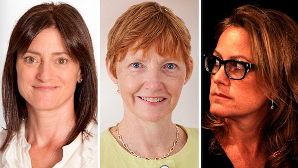 All gone: Patty Akopiantz, Vanessa Wallace and Holly Kramer.