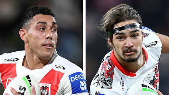 Tyrell Sloan versus Cody Ramsey ... who wears the St George Illawarra No 1?