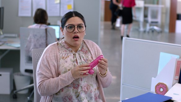 Lui as Kiki in the ABC’s Kiki and Kitty, a comedy about a girl whose vagina is her best friend.