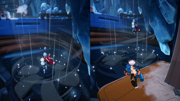 Orbitals looks like something you might have had on VHS as a kid, but it plays like a modern co-operative adventure game.