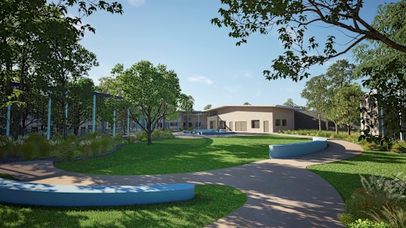 Artists impressions of the new youth detention facility next to Banksia Hill.