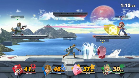 Adding more characters to a battle ups the intensity, but also helps level the playing field, as a cautious fighter can stay out of trouble and score on a weakened opponent with a single touch.