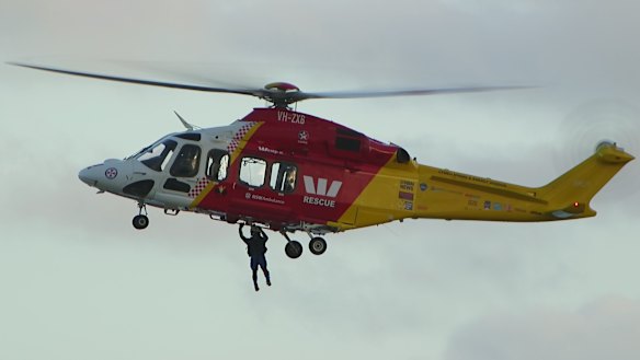 A man has been pulled unconscious from the water at Moonee Beach.