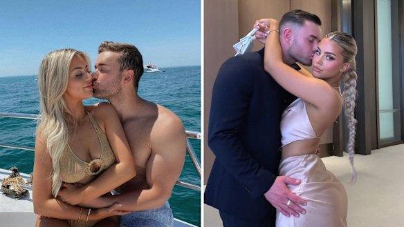 Murder accused Andre Rebelo pictured with his former partner.