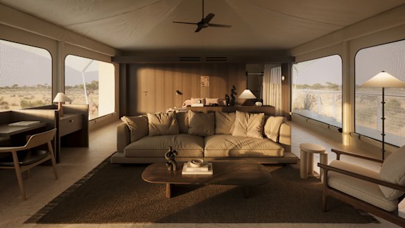 Twenty new luxury tents are due to open at Monarto Safari Resort in April.