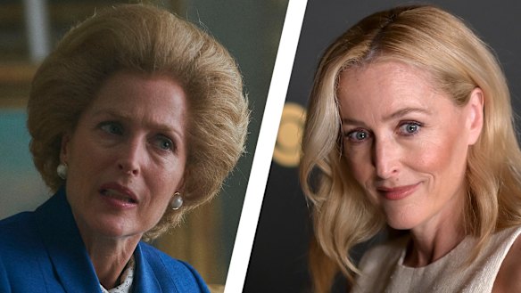 Gillian Anderson won best supporting actress in a drama series at the Emmy Awards for her portrayal of Margaret Thatcher in The Crown.