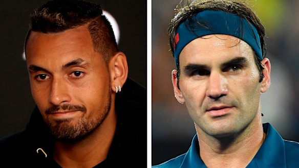 Defendant: Roger Federer doesn't feel Kyrgios' latest blow-up merits further punishment.