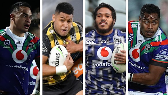 New Zealand Warriors players Ken Maumalo, David Fusitu'a, Agnatius Paasi and King Vuniyayawa to return home after Roosters clash on July 27. 