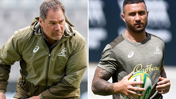 Dave Rennie and Quade Cooper will meet in Queensland this week.