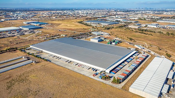 Kmart's warehouse at Truganina, Melbourne.