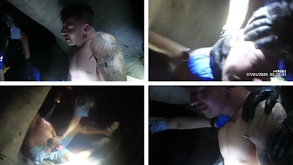 Footage of the Raiders star being pepper sprayed and Tasered was played during his second day in court.