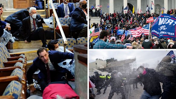 Congress members had to hide as Trump supporters stormed the Capitol building last week.