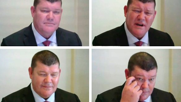 James Packer faced a barrage of questions at the ILGA inquiry.  Now his board is at risk. 