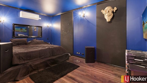 A bedroom in the Wallan home.