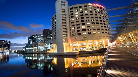 The Crowne Plaza on Spencer Street in Melbourne's CBD was one of the  quarantine hotels Wilson Security manned.