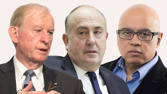 David Murray, John Fraser and Boe Pahari - departed or stood down.