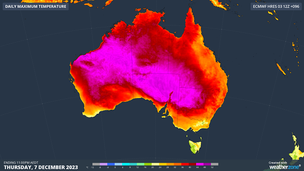 The first heatwave of summer will affect huge parts of the country this week, having already warmed up parts of WA over the weekend.