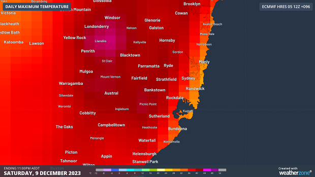 Sydney is set to sizzle this Saturday.