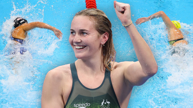 Ariarne Titmus and Katie Ledecky did battle in a memorable 400m freestyle final. 