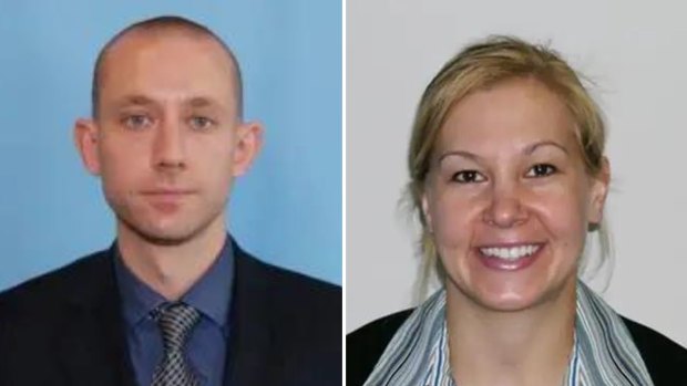 FBI agents Daniel Alfin and Laura Schwartzenberger.