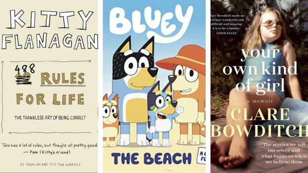 488 Rules for Life by Kitty Flanagan, Bluey: The Beach and Your Own Kind of Girl by Clare Bowditch all collected prizes at the ABIAs. 
