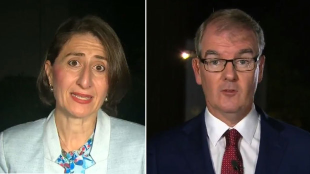 The Premier and opposition leader went head-to-head on breakfast television.