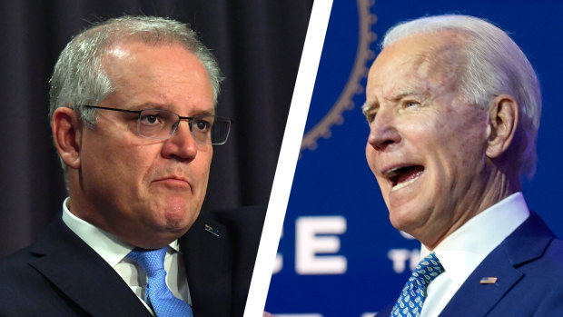 President-elect Joe Biden has already  discussed the importance of carbon emissions reduction technology with Prime Minister Scott Morrison. 