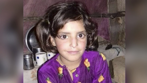 Asifa Bano, 8, who was raped and murdered in India.