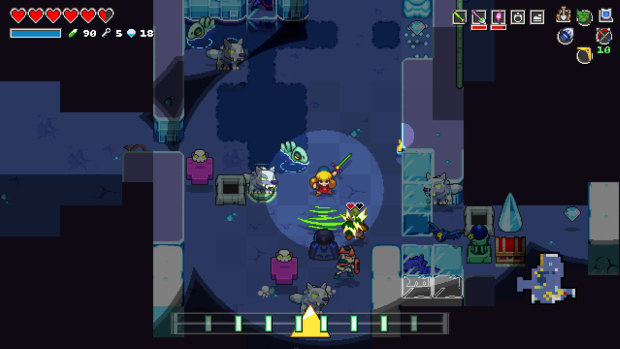 Dungeons are randomly generated, filled with challenging enemies and valuable loot.