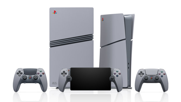 Sony released limited edition versions of its controllers, PS5 consoles and Portal remote player to celebrate the 30th anniversary.