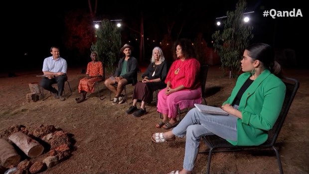 The Q+A   Garma Festival special edition clashed with Women’s World Cup soccer on Monday night.